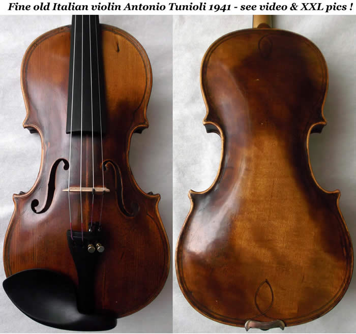 antonio tunioli violin