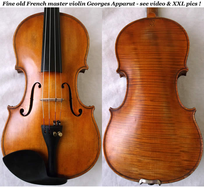 Georges Apparut violin